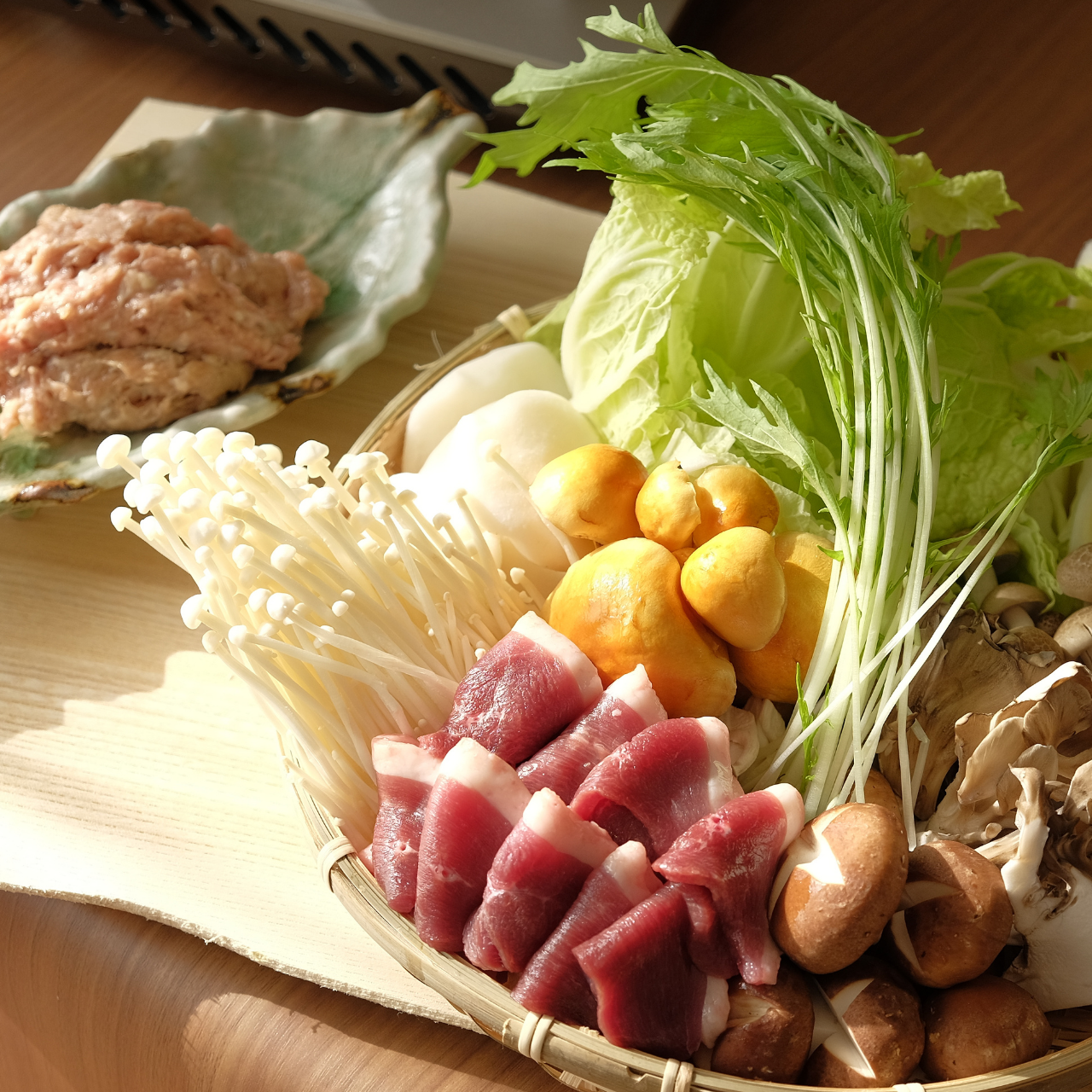 【送料無料】但馬鴨鍋セット 玄米うどん付き(小・中・大)