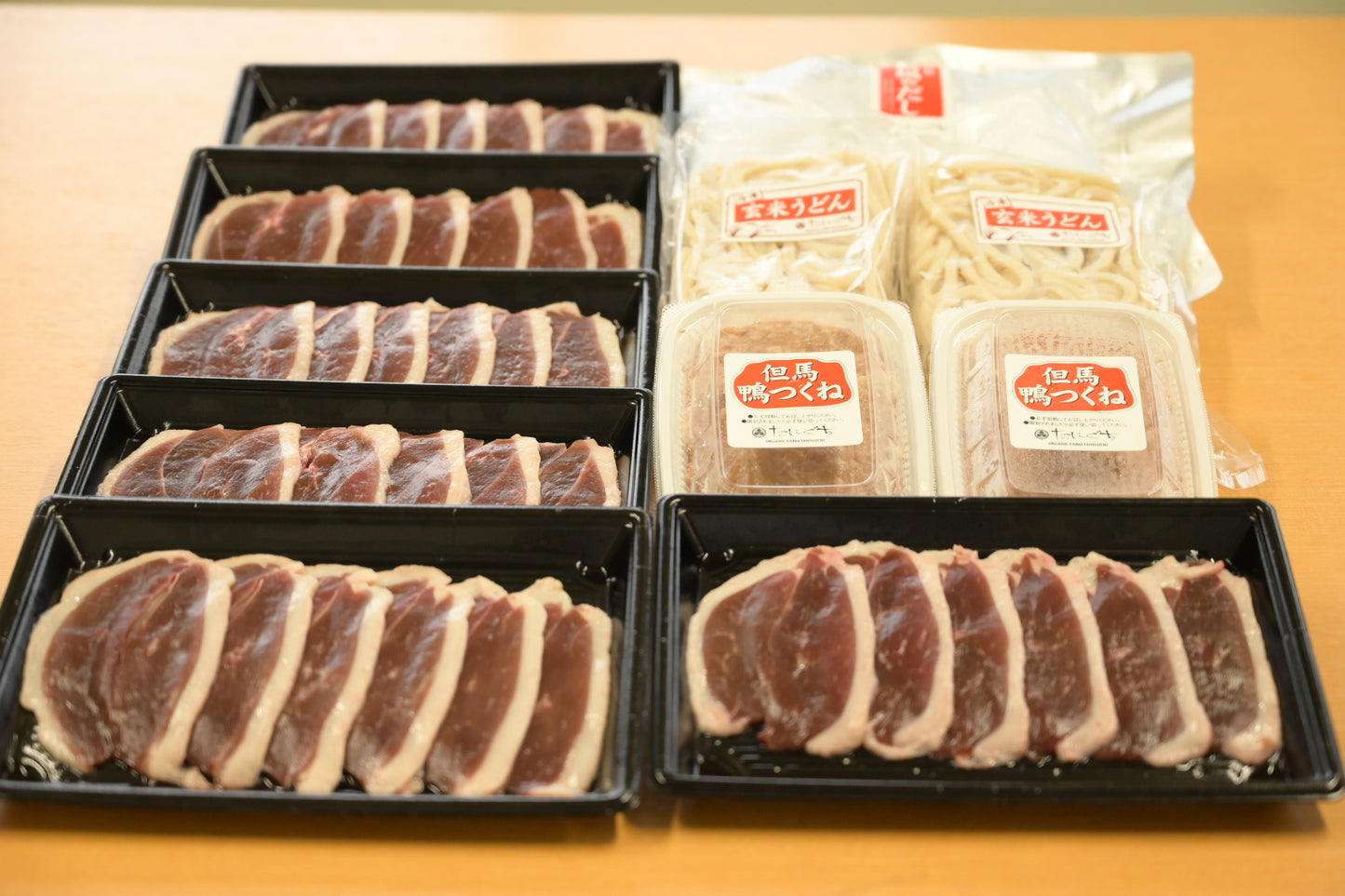 【送料無料】但馬鴨しゃぶしゃぶセット(小、中、大)