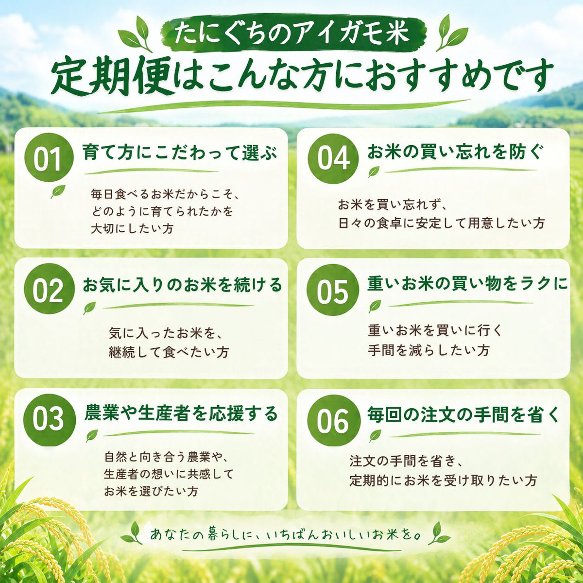 新米【2か月ごと定期購入】たにぐちのアイガモ米